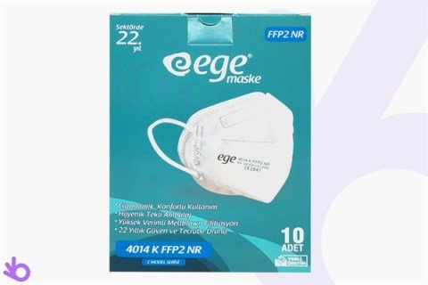 EGE 4014K FFP2/N95 Maske 1 Kutu (10 adet)