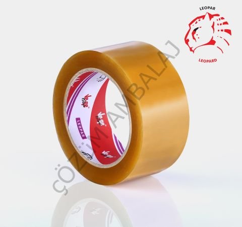 Ve-ge Leopar Şeffaf Koli Bandı 45 * 100 Mt ( 48 Adet )